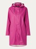 Regenjas met capuchon en steekzakken - Fuchsia