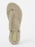 Slipper met glitter - Khaki