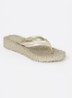 Slipper met glitter - Goud