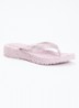 Slipper met glitter - Lichtpaars