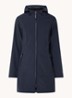 Softshell jack met capuchon en ritszakken - Donkerblauw