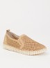 Tulip slip-on met cut-out detail - Donkerbeige