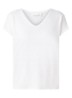 Faylinn semi-transparant T-shirt van linnen - Wit