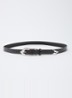 Cuff riem van kalfsleer - Zwart