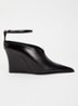 Fauve pump van leer - Zwart