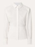 Janine blouse met stretch - Gebroken wit