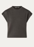 Mahani T-shirt met plooidetail - Taupe