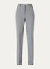 Marila high waist bootcut fit pantalon met persplooi - Grijsmele