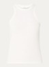 Safrina tanktop van linnen - Gebroken wit