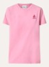 Aby T-shirt met logoborduring - Roze
