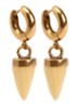 Be With You oorringen met hanger  - Creme