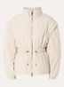 Dastyni puffer jack met trekkoord en steekzakken - Creme