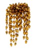 Hanabi broche met kristal - Goud