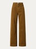 Lemony high waist wide leg jeans met steekzakken - Brons