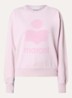 Mobyli sweater met logoprint - Lichtroze