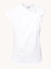 Nayda top met knoopdetail - Wit