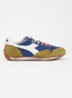 Equipe sneaker met details van suède - Legergroen