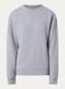 Sweater met logoborduring - Grijsmele