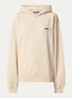 Hoodie met logo - Beige