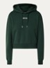 Hoodie met logo - Groen