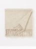 L'Echarpe sjaal van wol met logoprint 180 x 35 cm - Beige