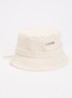 Le Bob Gadjo bucket hoed van canvas  - Gebroken wit