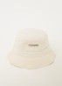 Le Bob Gadjo bucket hoed van canvas - Ivoor