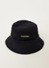 Le Bob Gadjo bucket hoed van canvas - Zwart