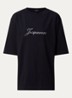 Le T-shirt met logoprint - Zwart