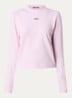 Longsleeve met logo - Roze