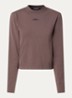 Longsleeve met logo - Taupe