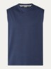 Marcel tanktop met ronde hals - Indigo