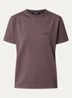 T-shirt met logo - Taupe