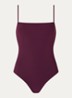 Jetset badpak met uitneembare vulling - Aubergine