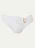 Jetset bikinislip met cut-out detail - Wit
