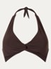Jetset bikinitop met uitneembare vulling - Chocoladebruin