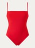 Versa Rib badpak met uitneembare vulling - Rood