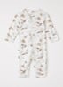 Babypak met print - Creme