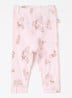 Legging in zijdeblend met print - Lichtroze