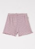 Loose fit korte broek in zijdeblend - Roze