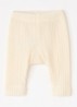 Ribgebreide legging van merino wol - Lichtgeel