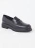 Arlo loafer van leer - Zwart
