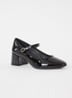 Dalmatie pump van lakleer - Zwart