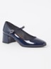 Dalmatie pump van lakleer  - Blauw