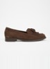 Nelle Croute loafer van suéde - Donkerbruin
