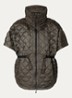 Bodywarmer met trekkoord en steekzakken - Beige