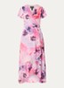 Midi tuniekjurk met print - Roze