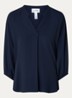 Tuniek met V-hals - Donkerblauw
