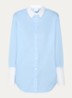 Bax blouse met kraag - Lichtblauw