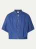 Benedict cropped jack met vleermuismouw - Royalblauw